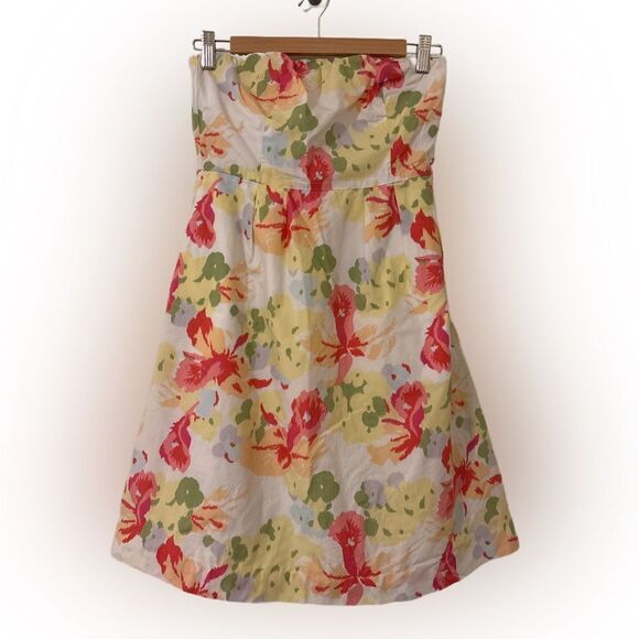Sleeveless Floral J Crew Dress - Picture 1 of 3